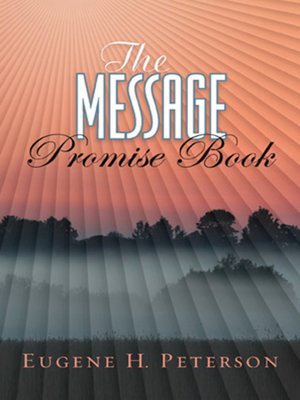 cover image of The Message Promise Book
